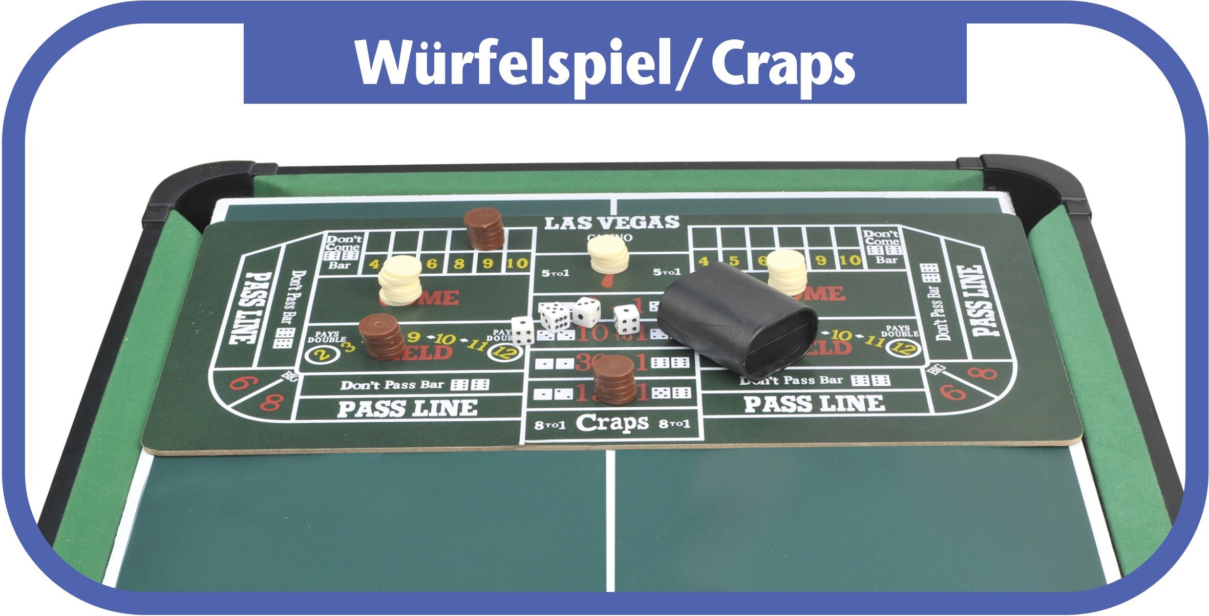 Carromco Multifunktionstisch Multifun XT 14 in 1, mit 14 Spielen