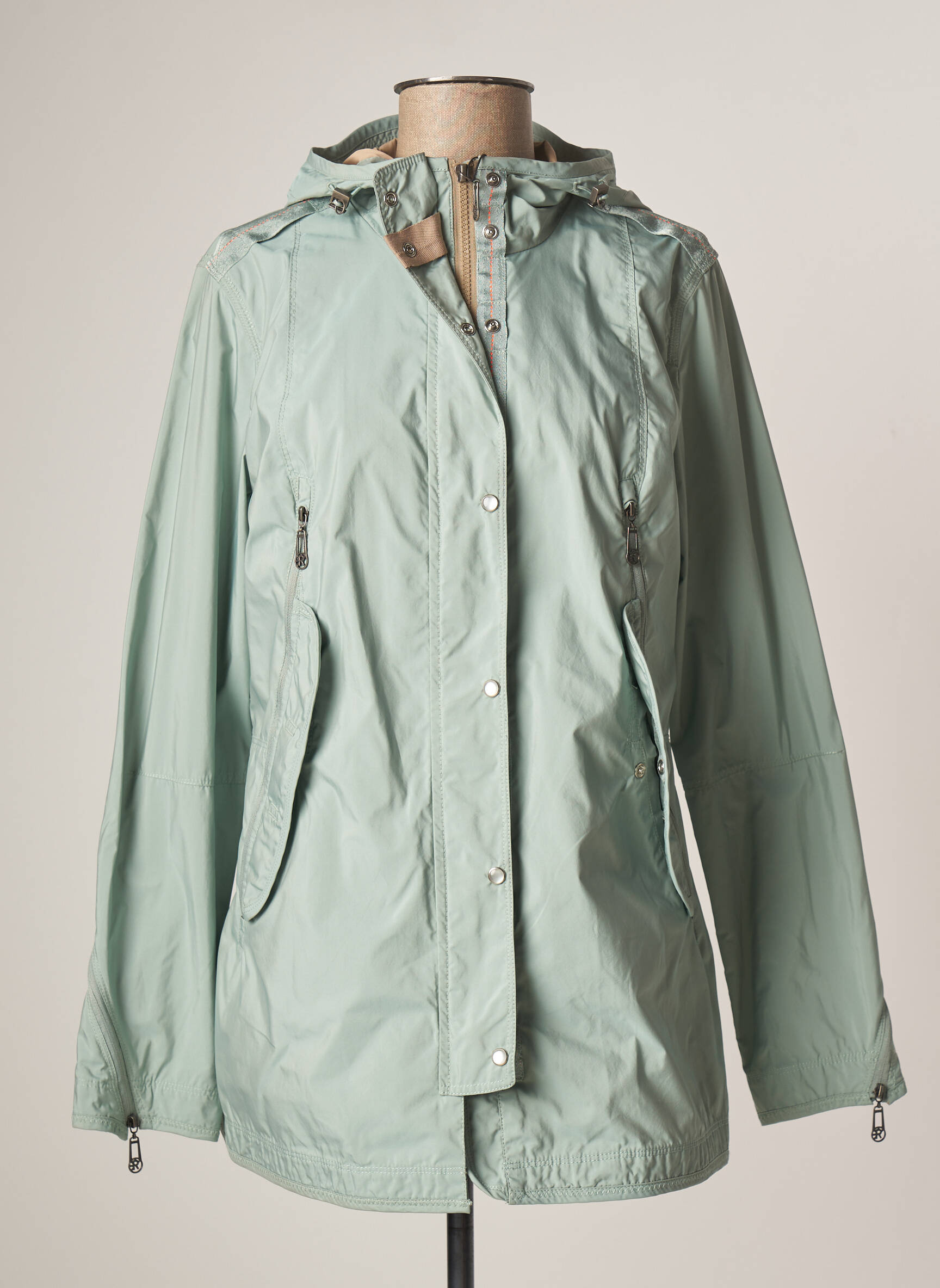 Rever Mile Impermeables Trenchs Femme couleur vert