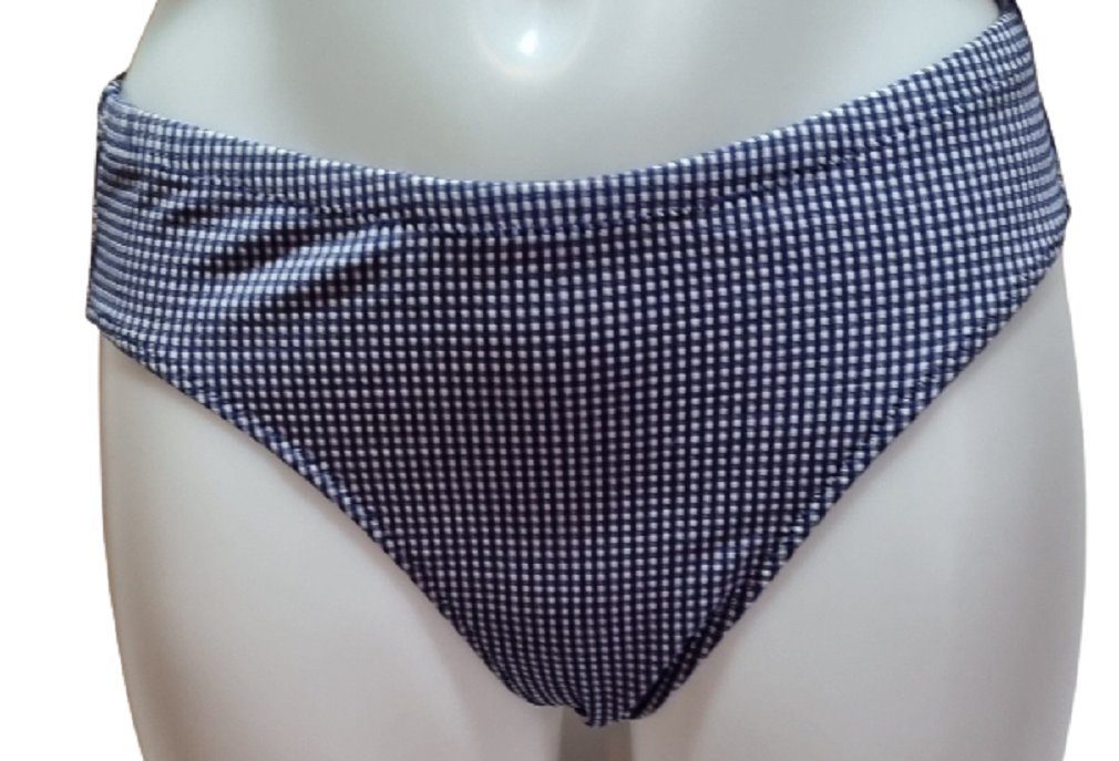 Anita Maternity Umstands-Tankini 9606 dunkelblau-weiß kariert 2-teilig