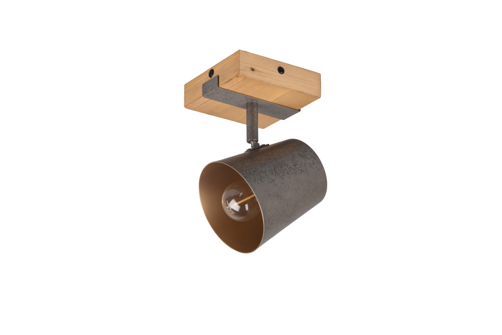 Spot Bell Holz-nickel matt