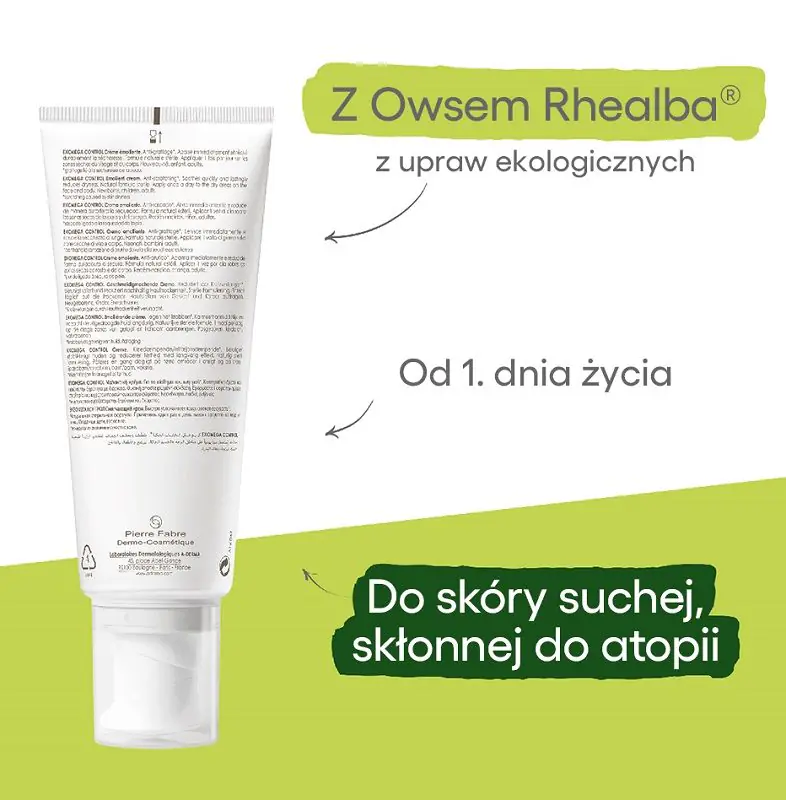 A-Derma Exomega Control minkštinamasis kremas, 200 ml
