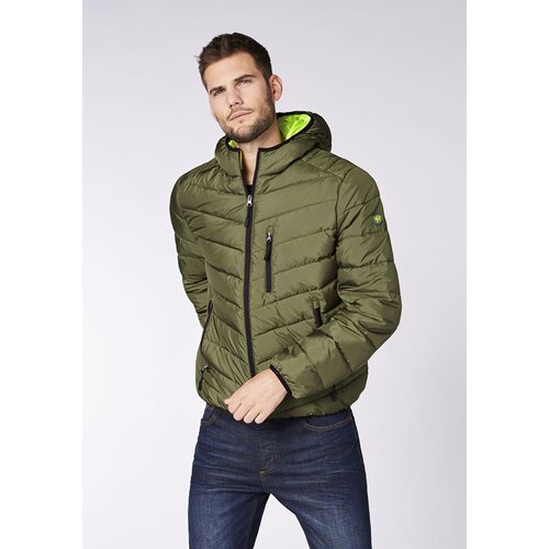 JACKE MIT LEICHT GLÄNZENDER OPTIK