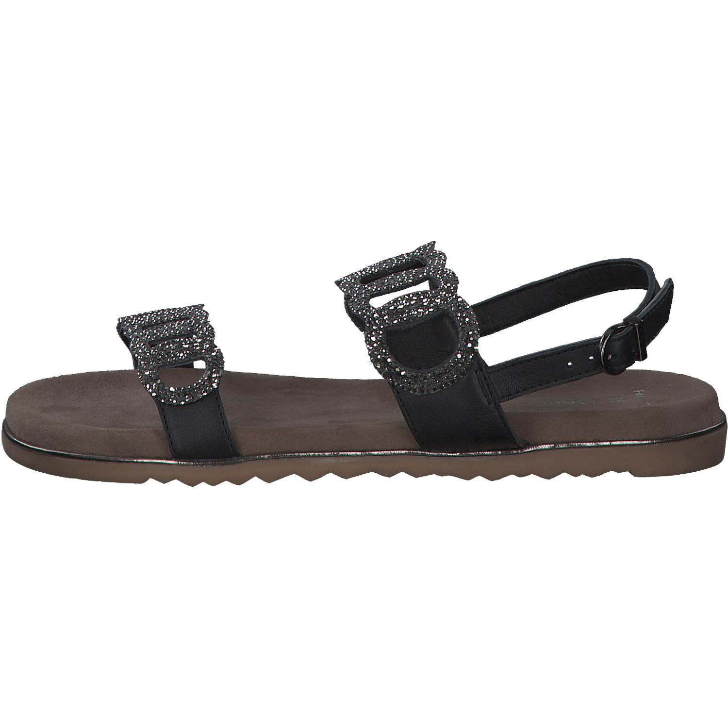 Marco Tozzi 28121, Klassische Sandalen, Damen, Schwarz