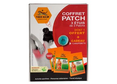 Baume du Tigre Coffret 2 patchs + 1 offert + 1 chaufferette