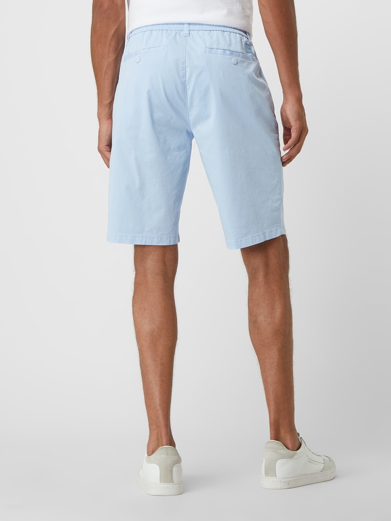 Bermudas mit elastischem Bund in hellblau