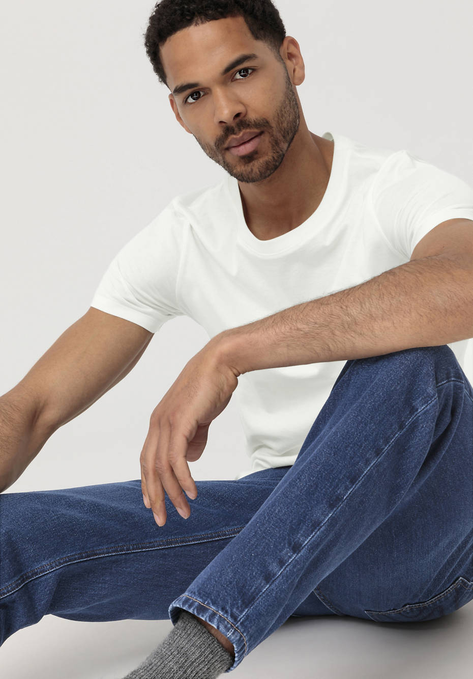 Jeans MADS Relaxed Tapered aus reinem Bio-Denim