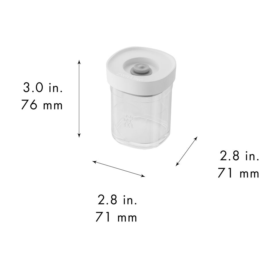 CUBE Set, XS / 3-tlg, Transparent-Weiß