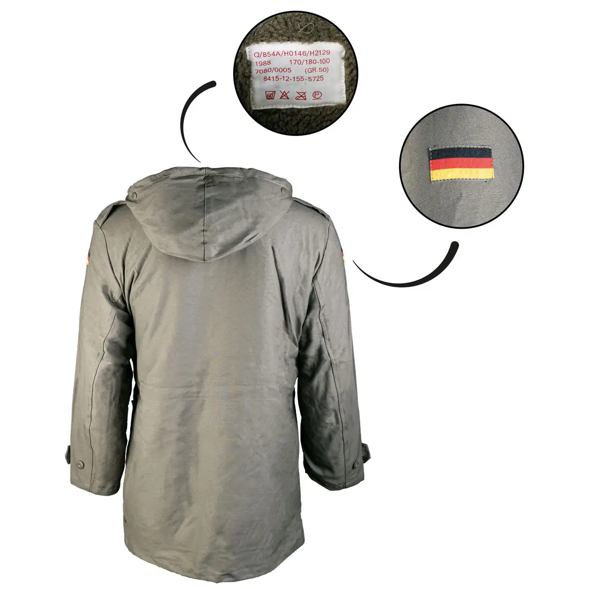 Mil-Tec BW Parka mit Futter oliv