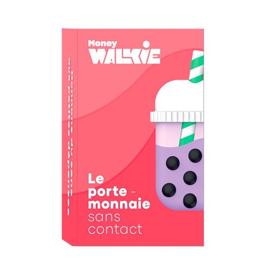 portefeuille sans contact Money Walkie Bubble Tea