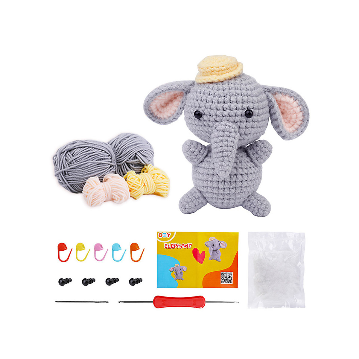 Elefant Häkelset für Anfänger Erwachsene und Kinder Häkelsets für Kinder
