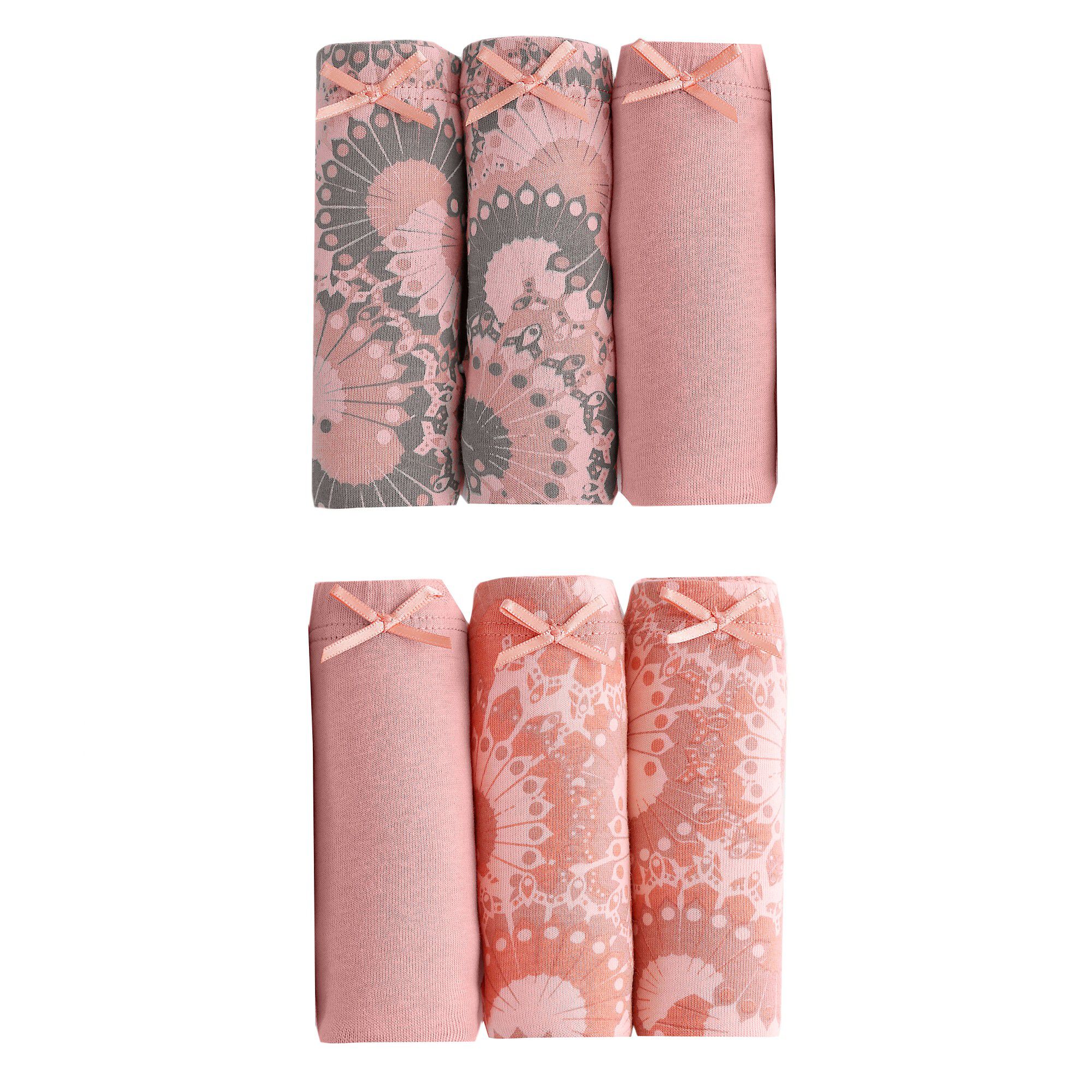 Culotte forme maxi coton motif indiens – Lot de 6
