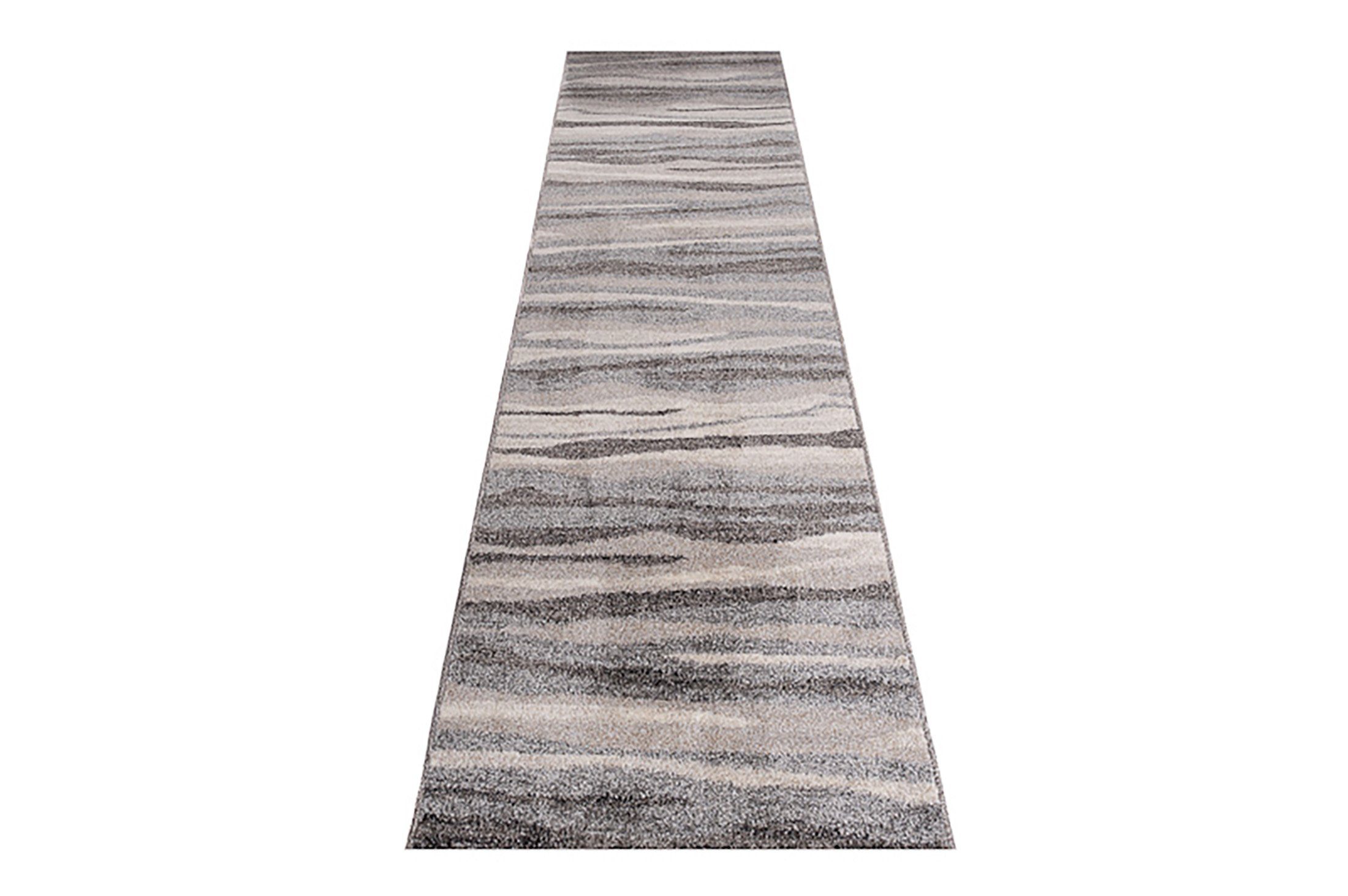 Läufer Läufer Flurläufer Modern für Vorzimmer, Küche - Grau, Mazovia, 120 x 100 cm, Kurzflor, Meterware, Höhe 10 mm, Kurzflor - niedrige Florhöhe