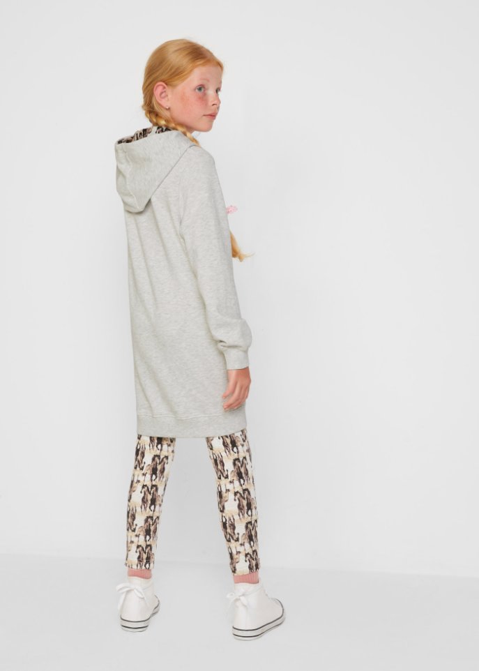 Mädchen Kapuzen-Sweatshirt + Leggings (2-tlg.Set)