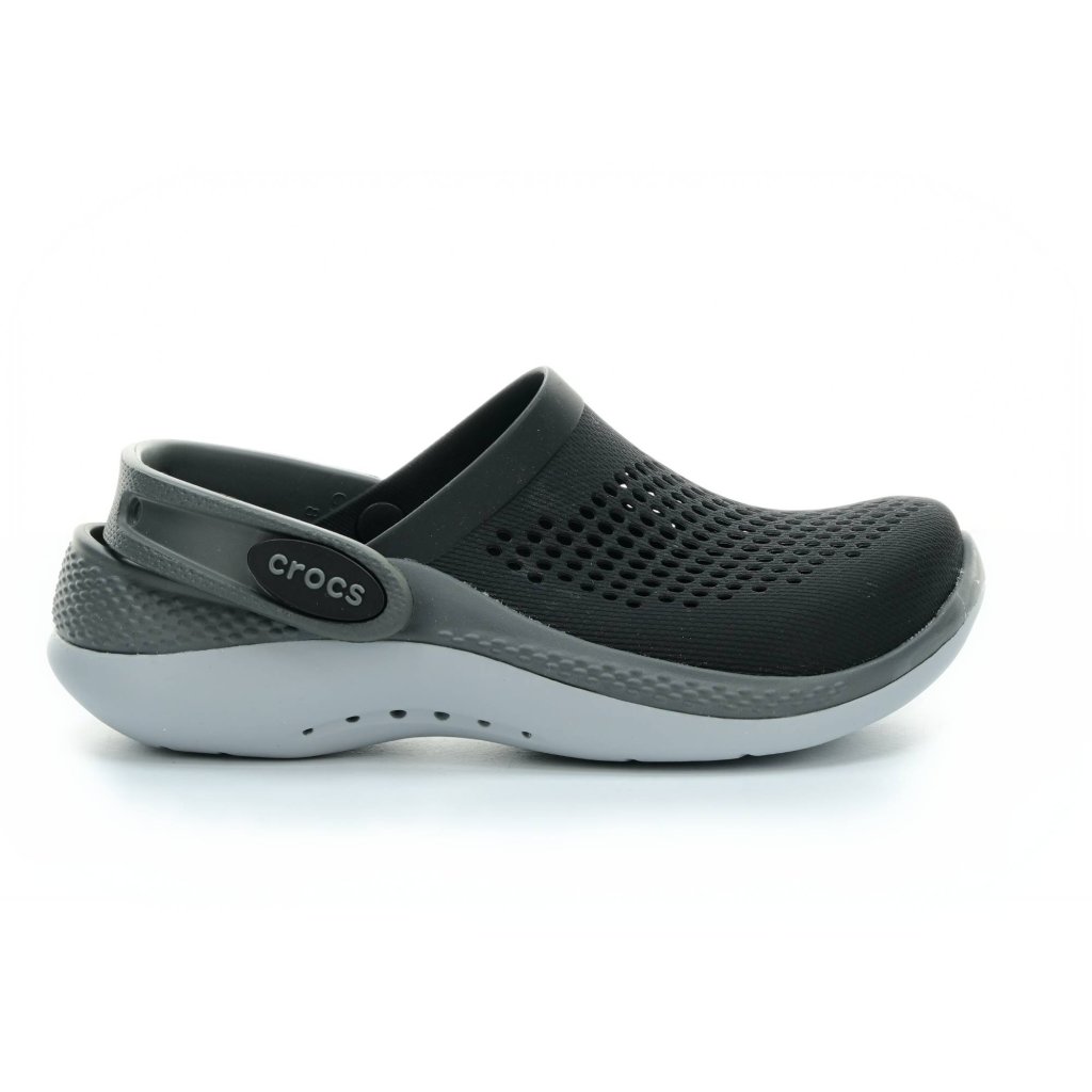 Crocs LiteRide Clog Black/Slate Grey Pantoffeln