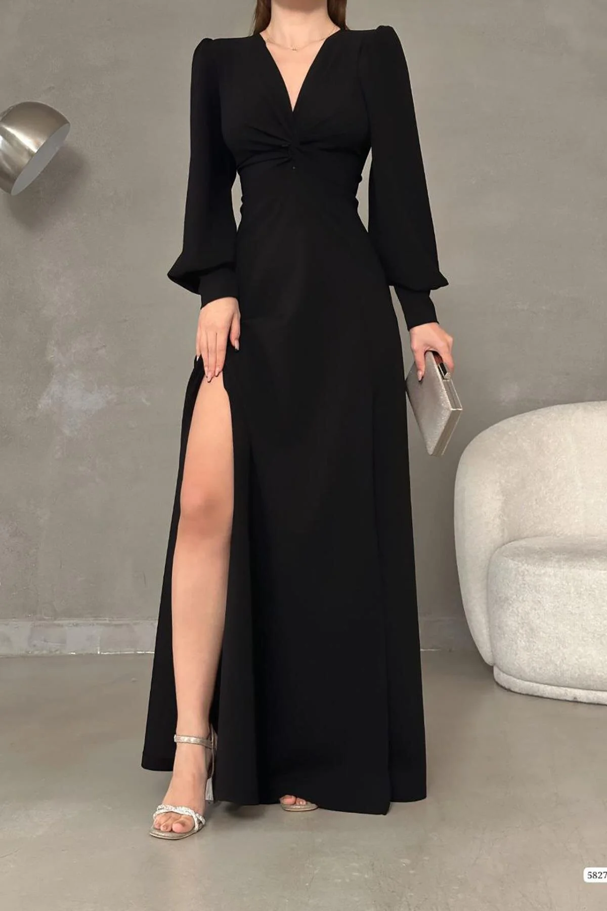 Deafox  Kleid - Schwarz - A-Linie