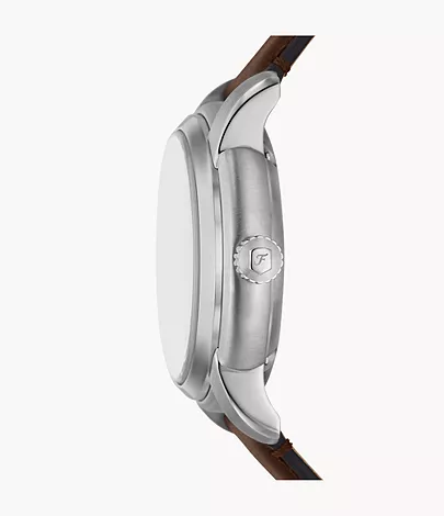 Fossil Uhr Fossil Heritage Automatikwerk Leder braun