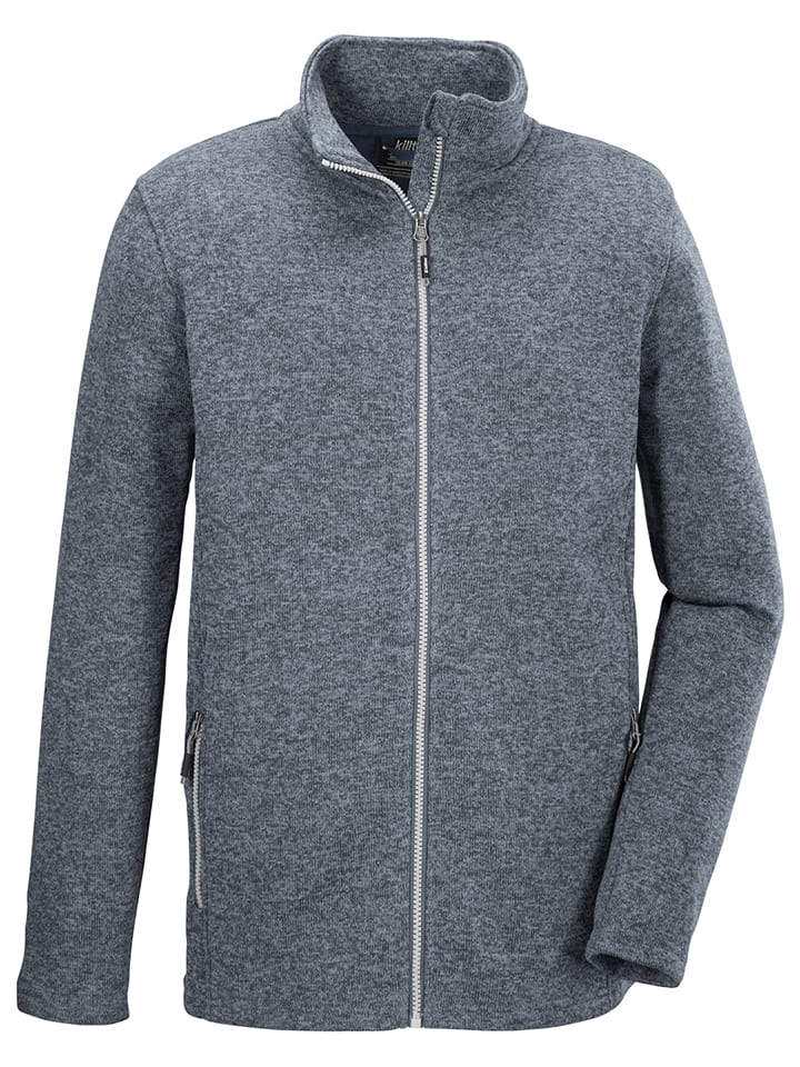 Killtec Fleecejacke in Blau/ Grau günstig kaufen