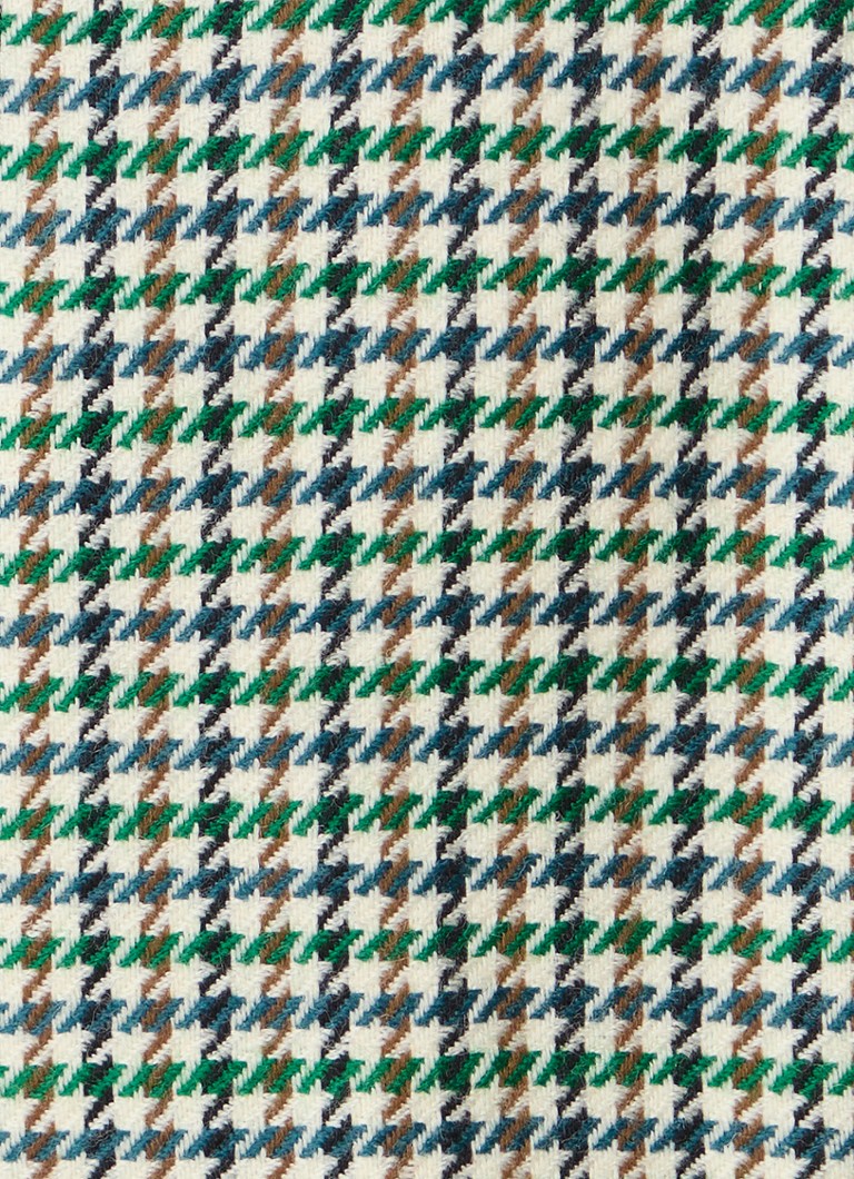 LKBennett Daphne wool blazer with houndstooth pattern and patch pockets