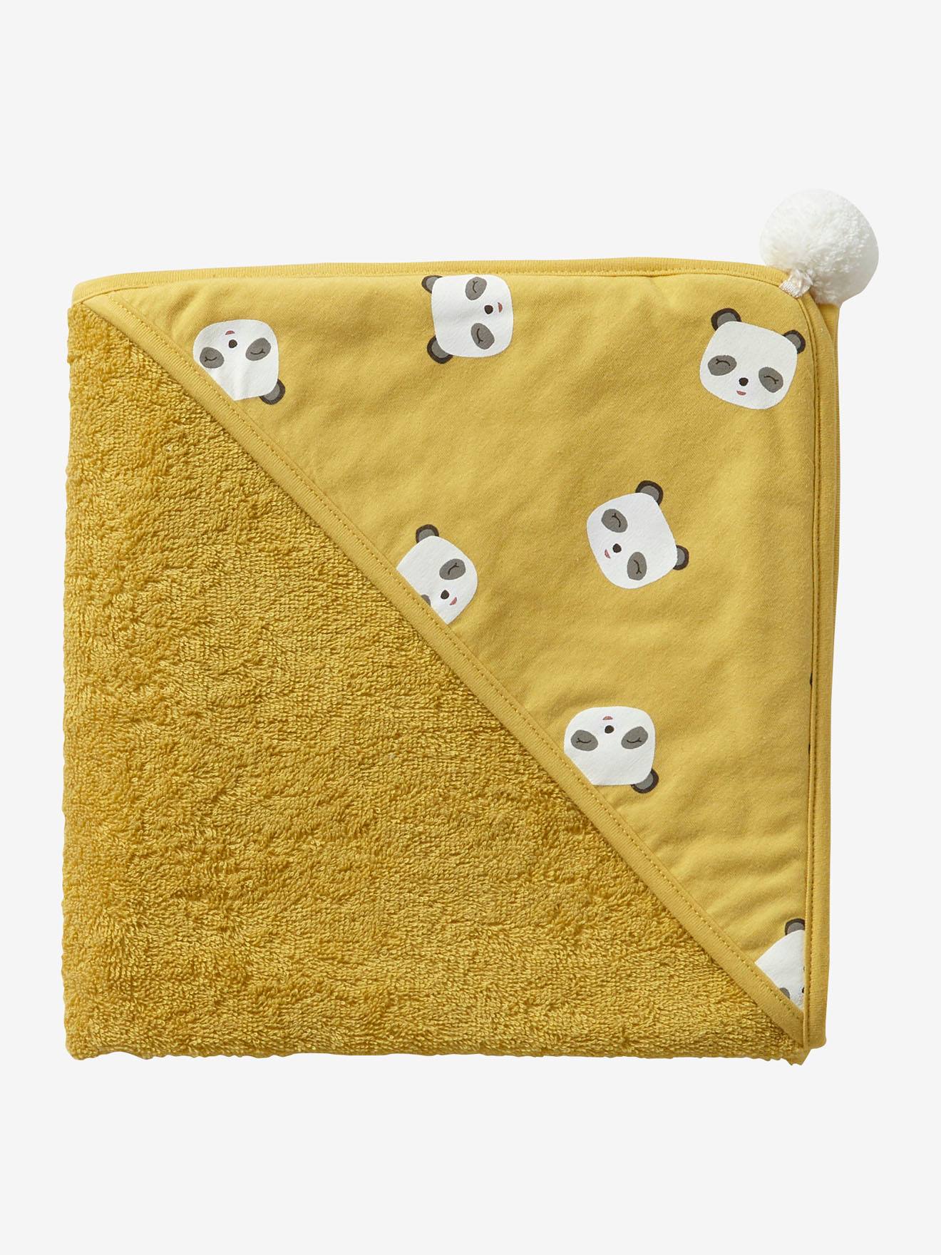 Cape de bain Panda vert sauge