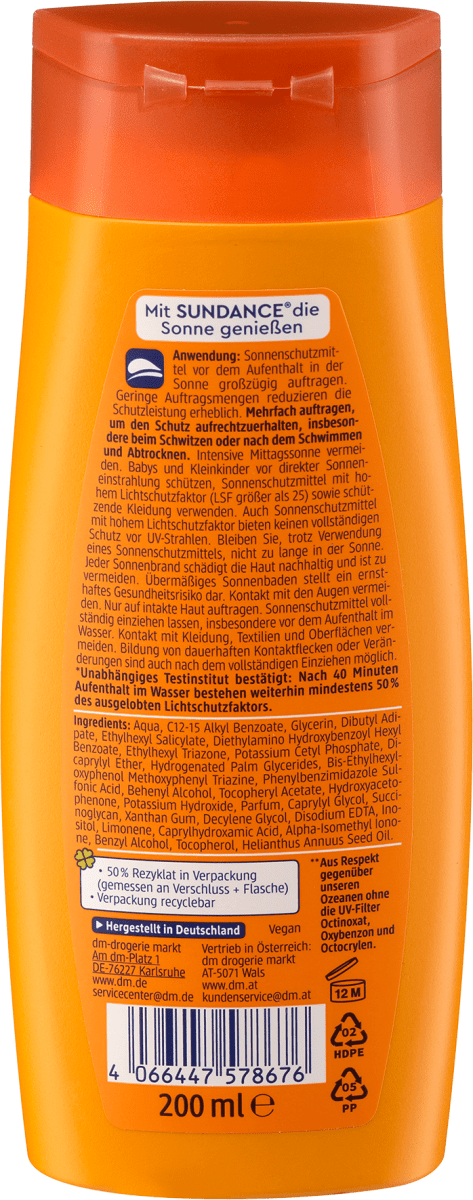 Sonnenmilch Schutz & Bräune, LSF 30, 200 ml