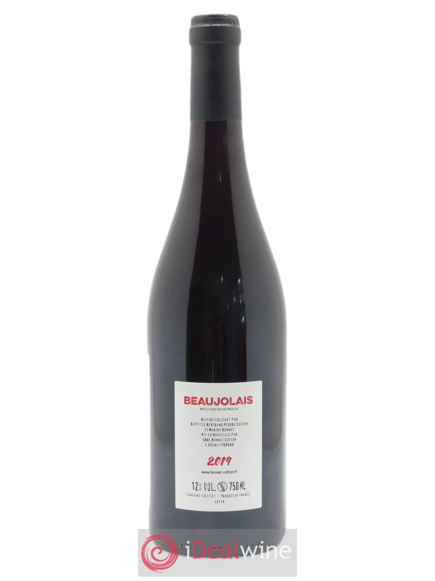 Beaujolais Pierre Cotton  2019 - Lot de 1 Bouteille
