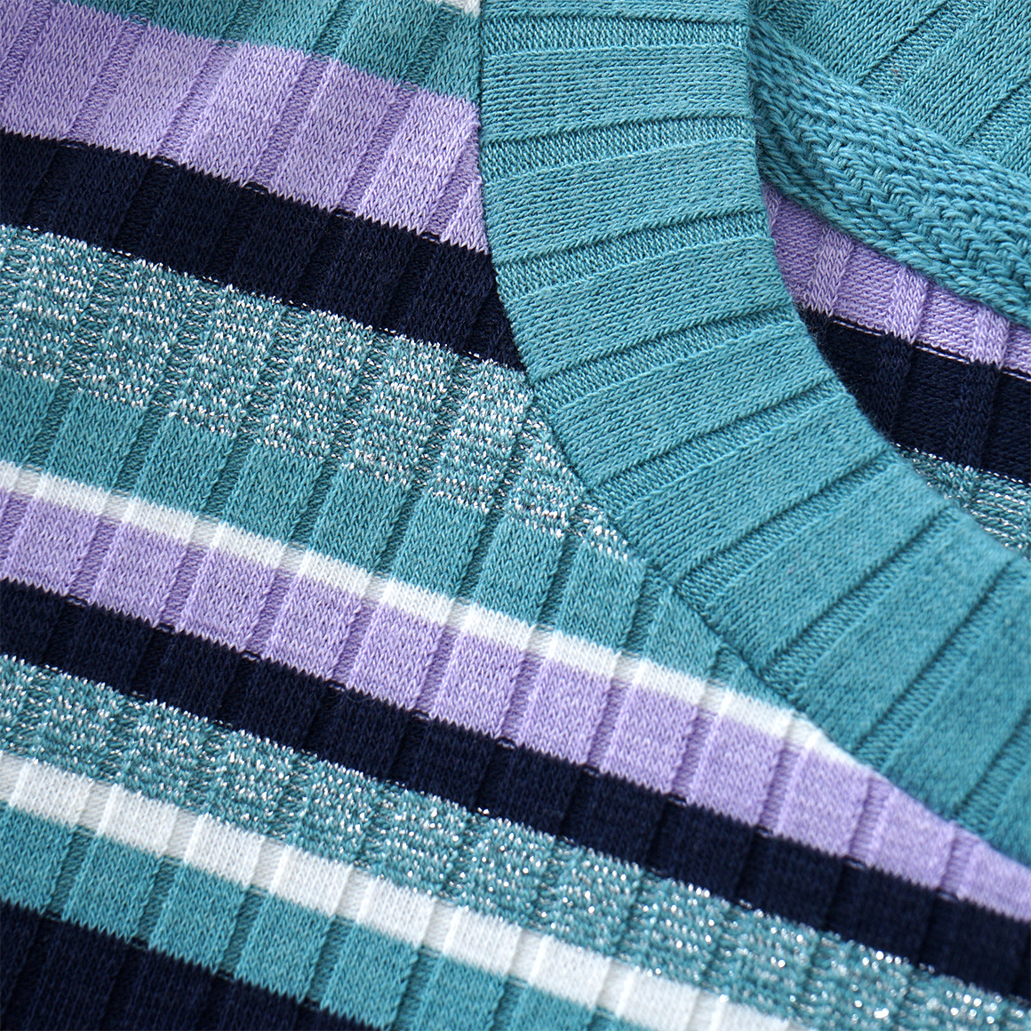 Mädchen Langarmshirt mit Effektgarn