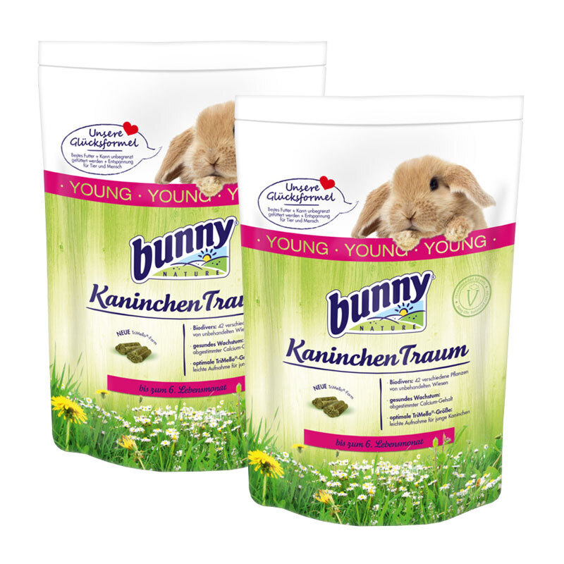 Bunny Hauptfutter Bunny KaninchenTraum young 2x1,5 kg