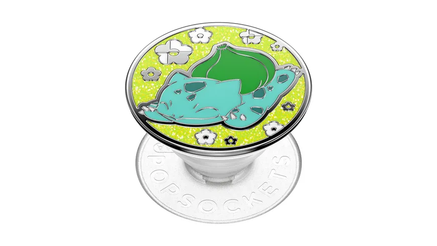 PopGrip - ausziehbarer Handy-Griff Handyhalter - Pokémon Enamel Bulbasaur