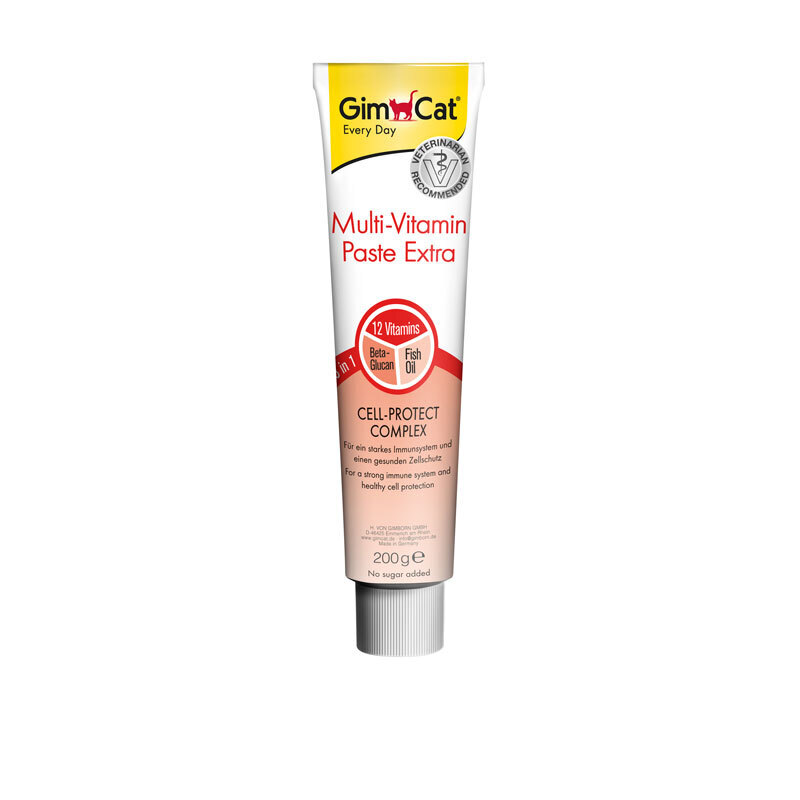 GimCat Ergänzungsfutter & Aufzucht GimCat Multi-Vitamin-Extra Katzenpaste 200 g