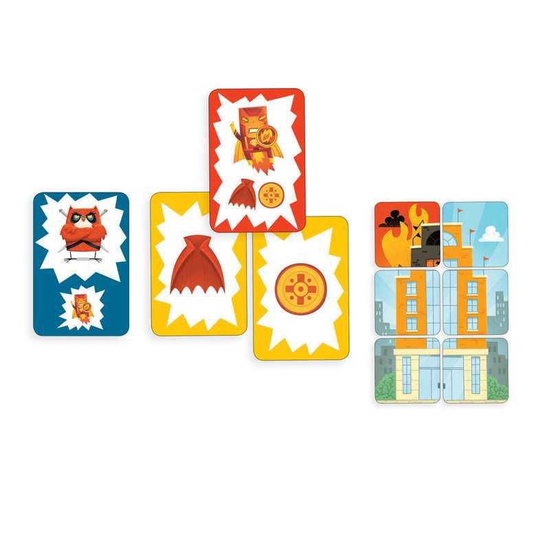 Jeu de cartes Hero Town Djeco