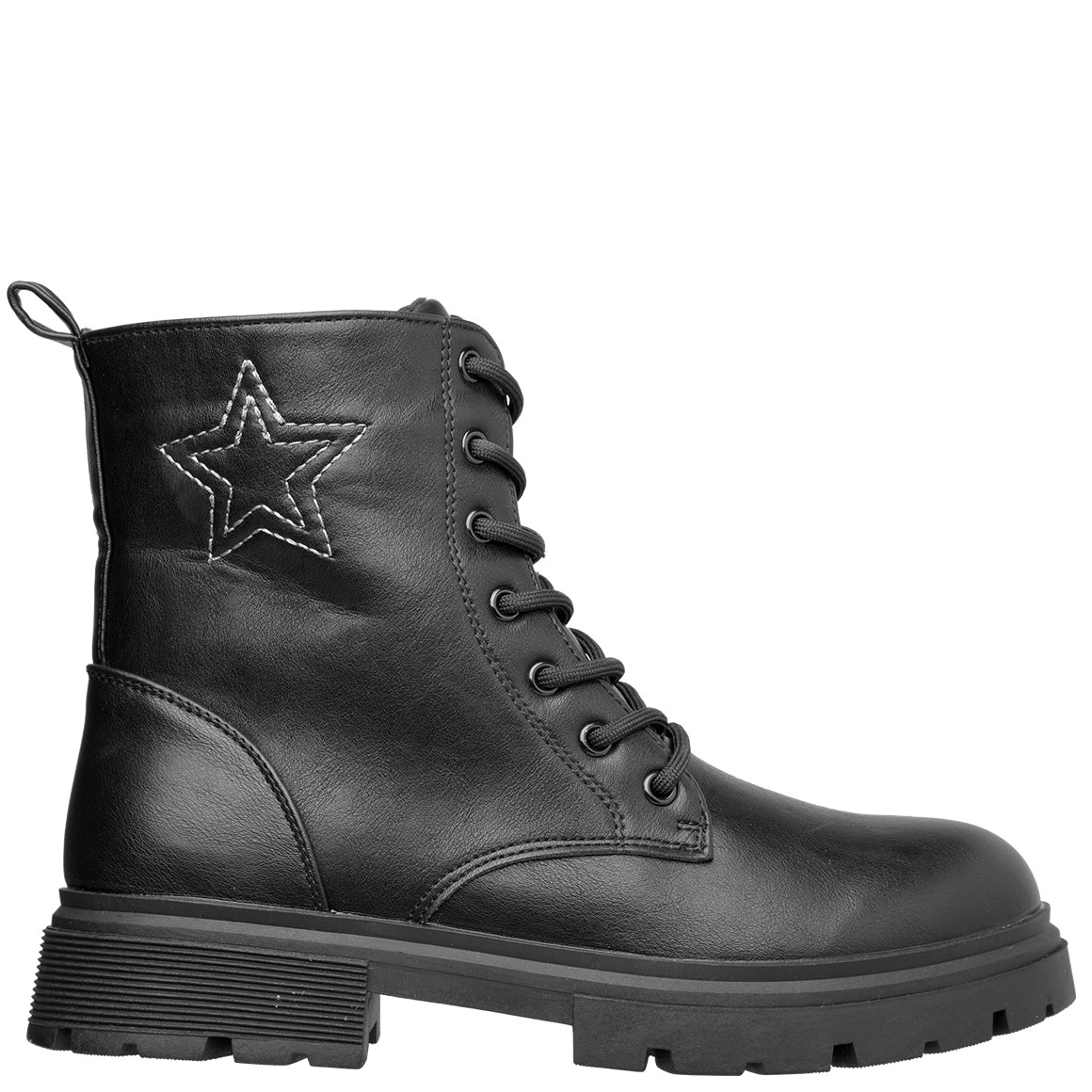 Mädchen Stiefeletten mit Stern-Stickerei