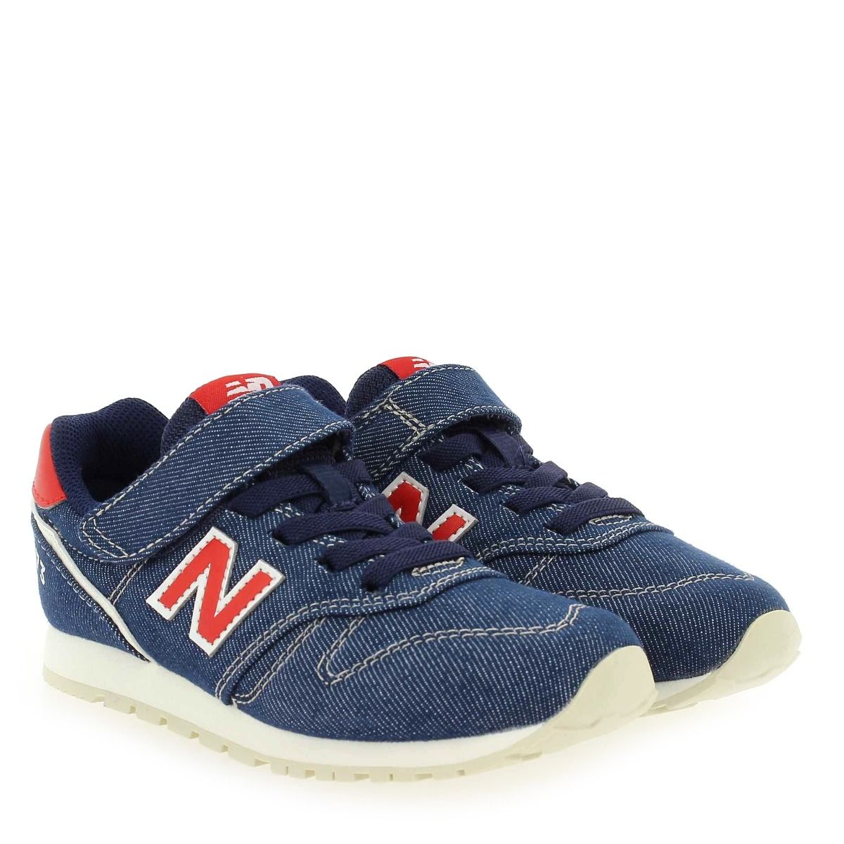 New Balance  YV373 DENIM - Marine rouge