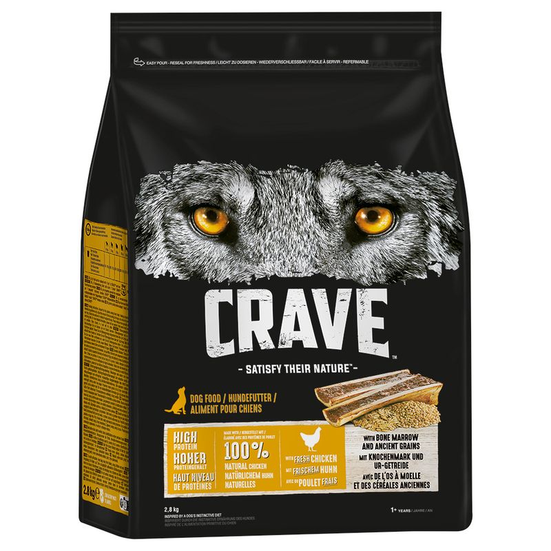 Crave Adult Huhn mit Knochenmark & Urgetreide