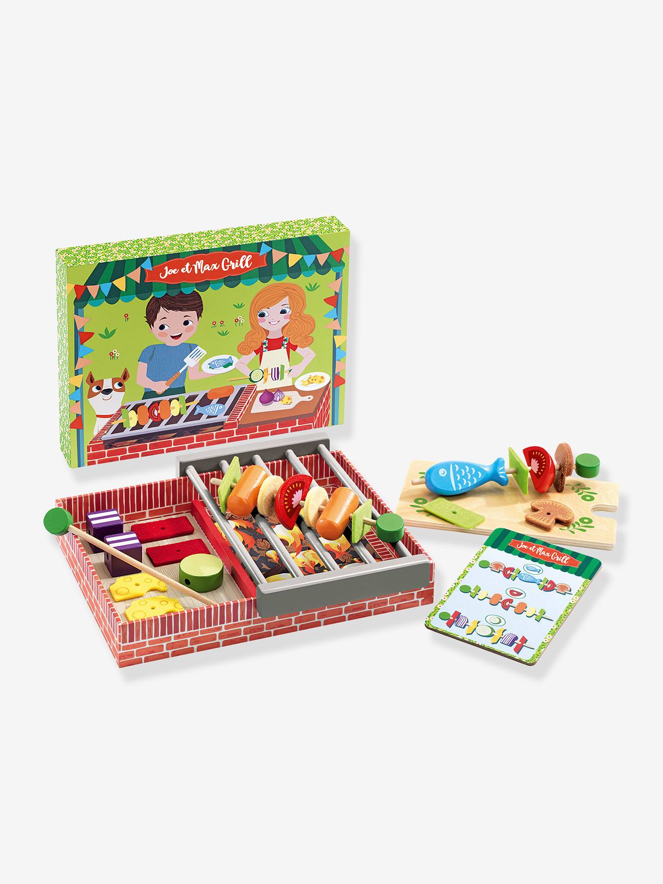 Djeco Kinder Spiel-Grill JOE & MAX DJECO - grün
