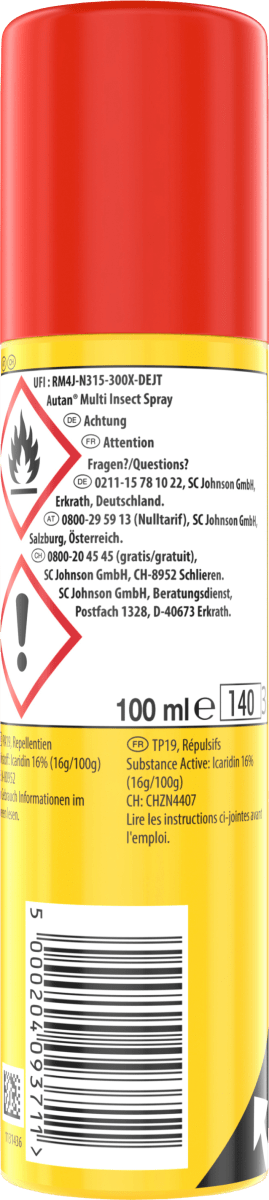 Insektenschutzspray Multi Insect, Zerstäuber, 100 ml