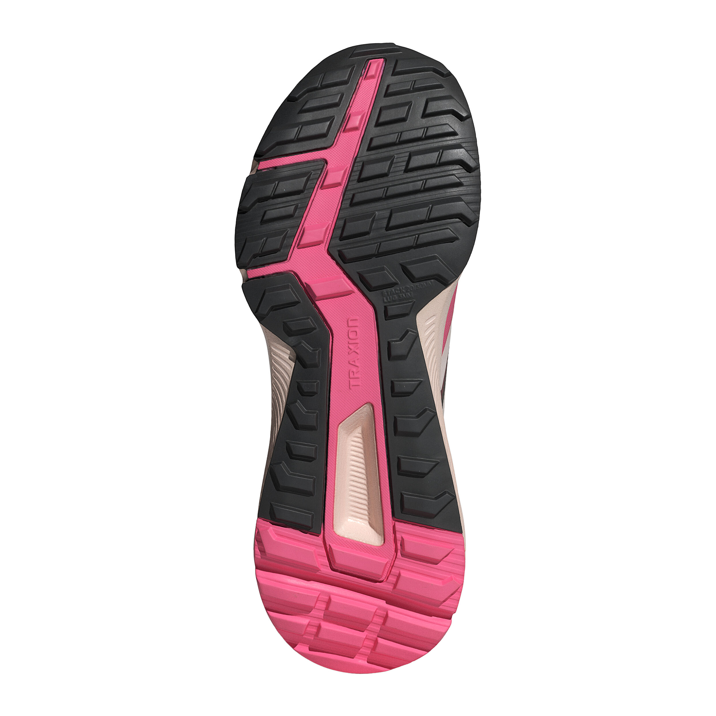 Terrex Soulstride RainReady Trailschuh Damen - Schwarz, Pink
