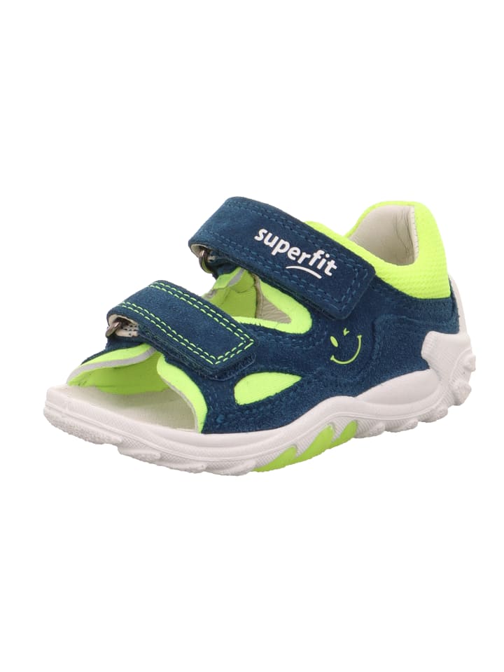 superfit Lauflernsandale FLOW in Blau/Gelb günstig kaufen