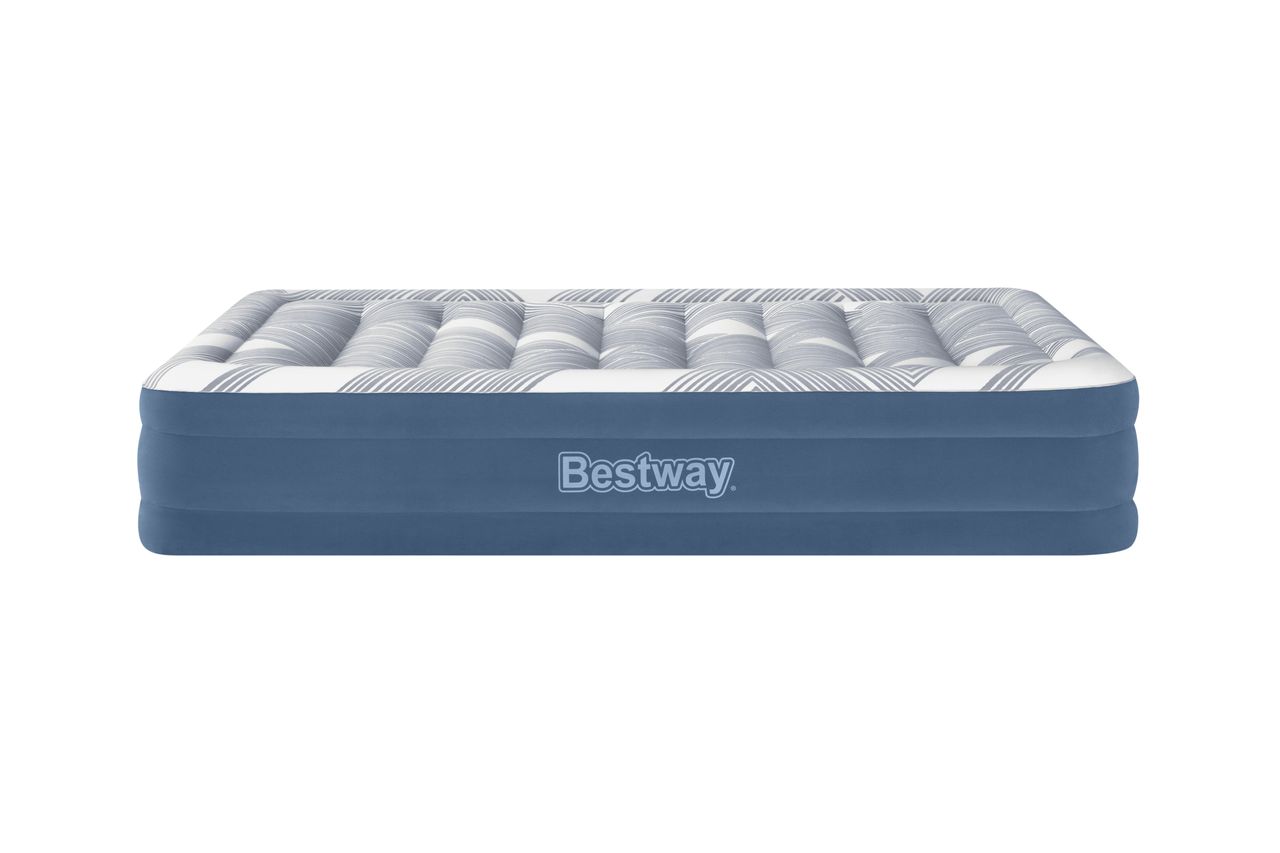 Bestway TriTech™ Doppelluftbett Fashion Flock™ mit Oberfläche & Elektropumpe