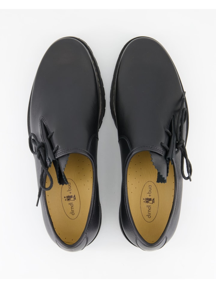 dirndl bua Haferlschuhe in Schwarz günstig kaufen