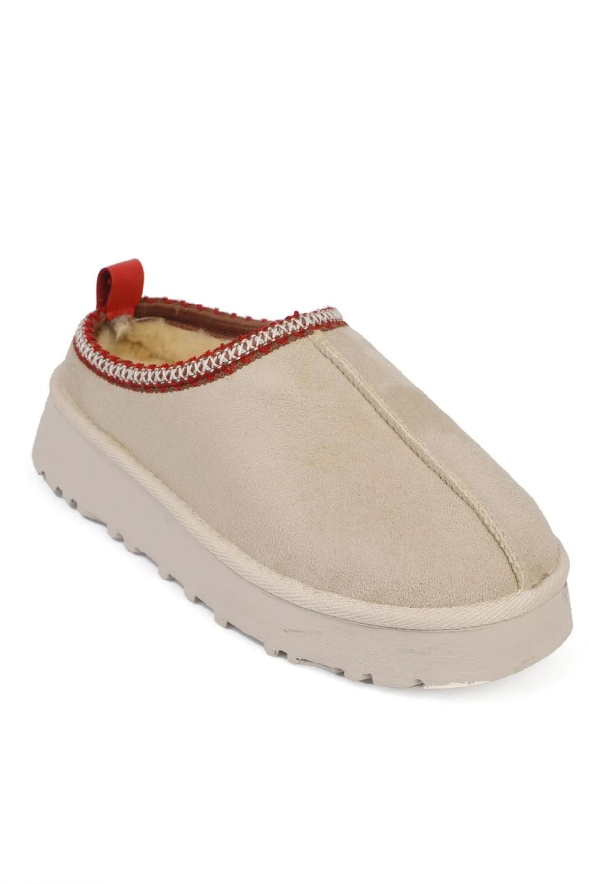 Capone Outfitters  Capone Damenschuhe mit flacher Sohle und pelziger Innenseite