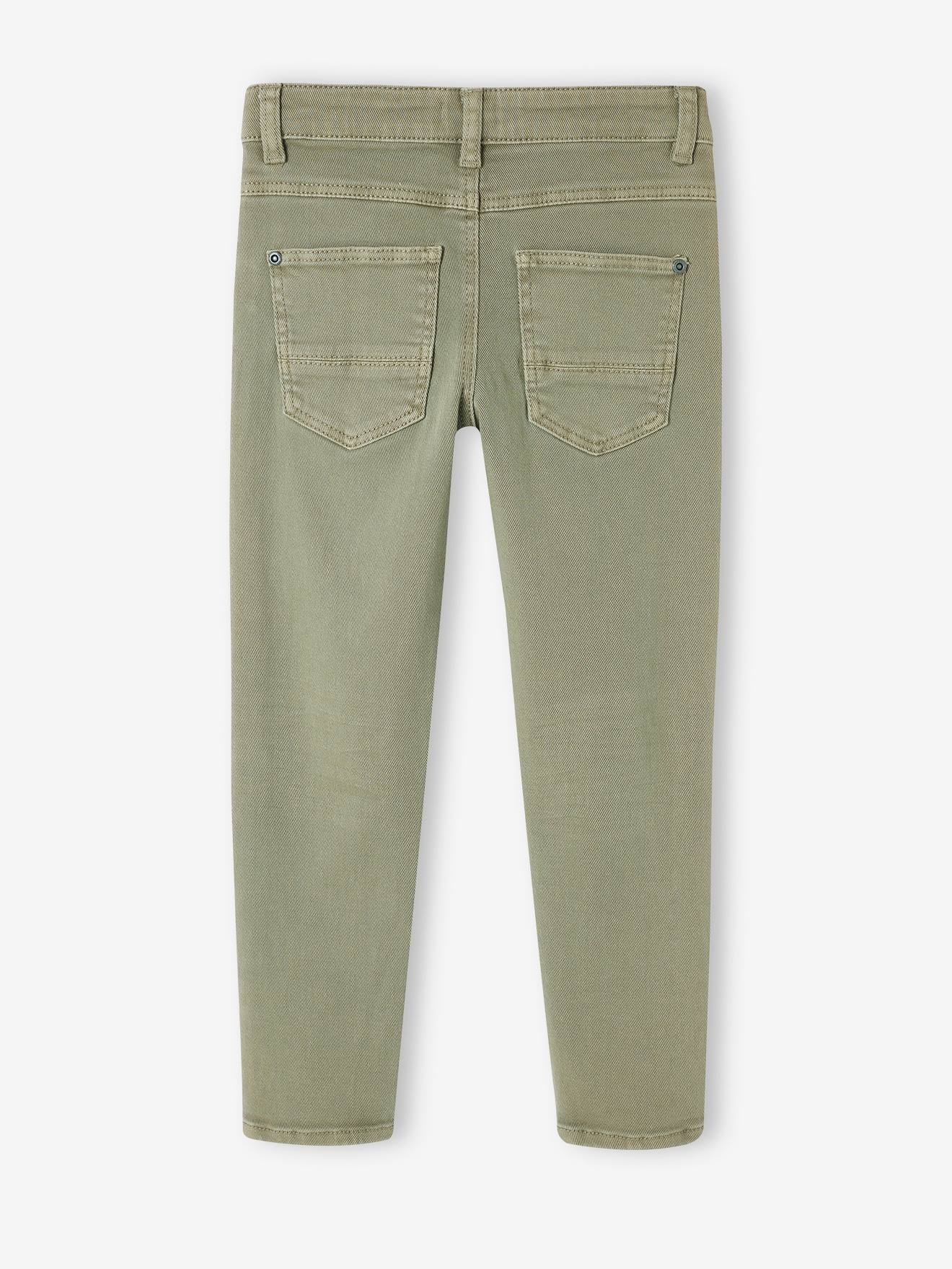 Vertbaudet Jungen Slim-Fit-Hose, Hüftweite REGULAR - schokolade