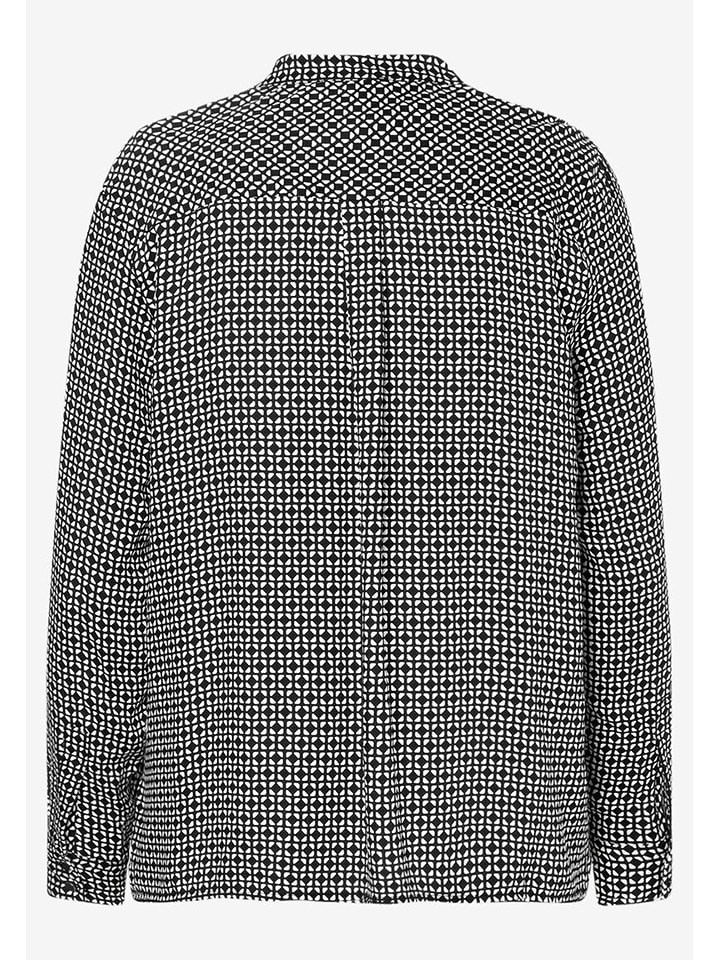 More & More Bluse in Schwarz/ Creme günstig kaufen