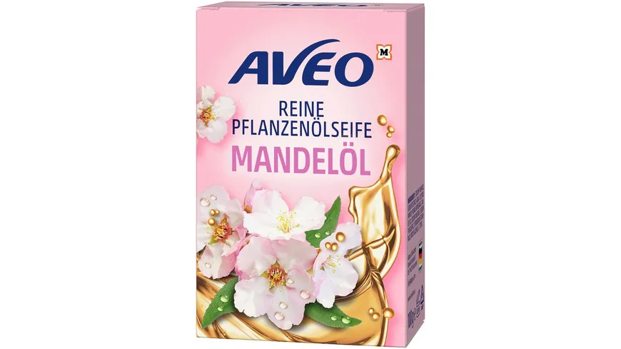 AVEO Reine Pflanzenölseife Mandelöl 100 g