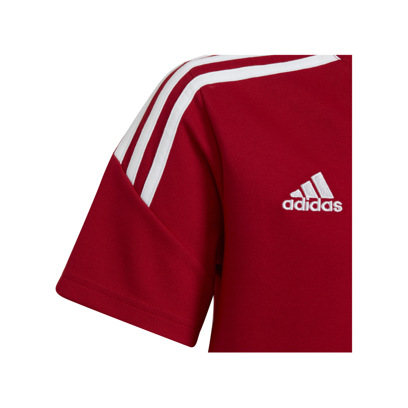 adidas Condivo 22 Poloshirt Kids Rot Weiss