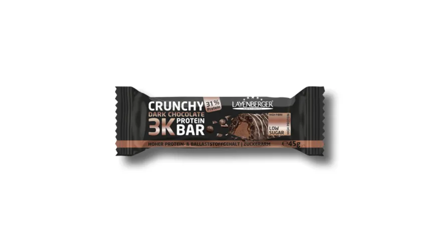 Layenberger 3K Protein Bar Crunchy Dark Chocolate 45 g