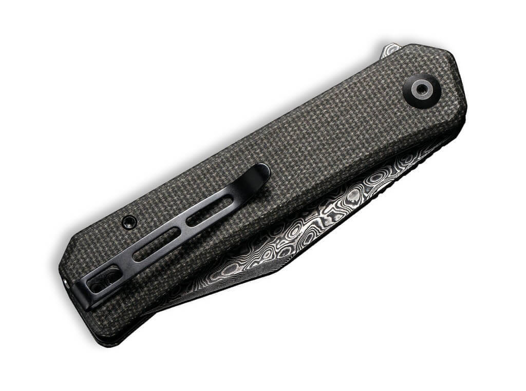 Relic Damascus Micarta Green
