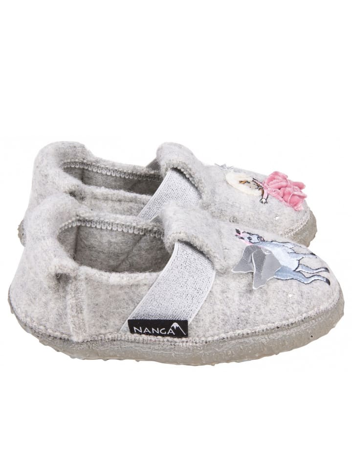 NANGA Hausschuh Ice Princess in Grau günstig kaufen