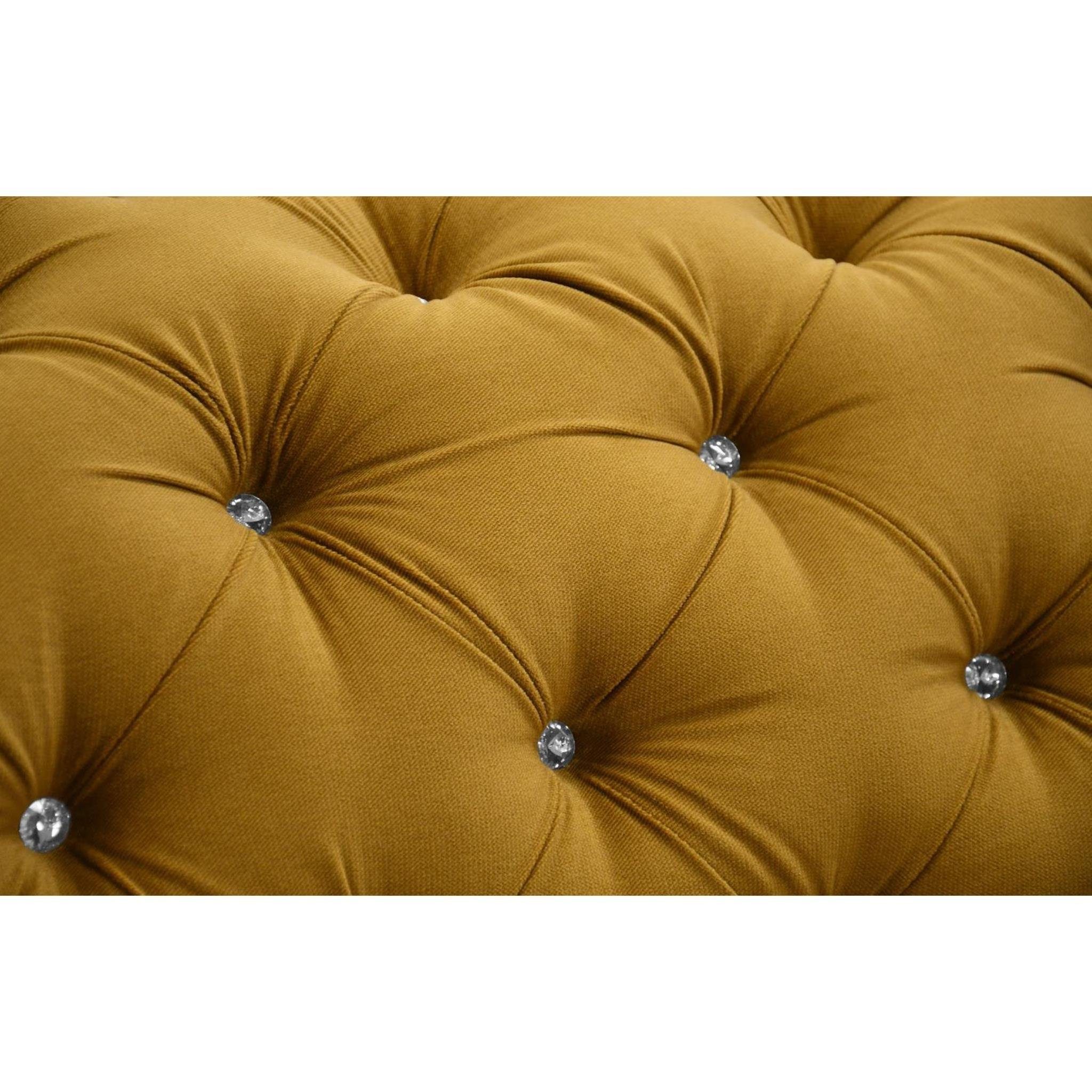 Beautysofa Polsterecke Chester, L-Form Ecksofa aus Velour, Ottomane rechts oder links montierbar, mit Relaxfunktion, mit 2x Bettkästen