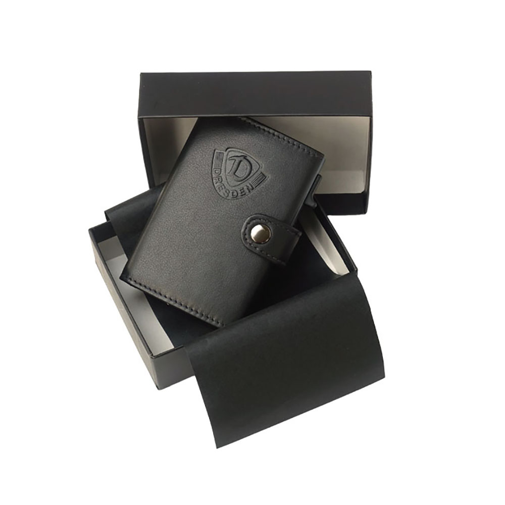 Leder-Geldbörse SLIM RFID mit Kartenhalter