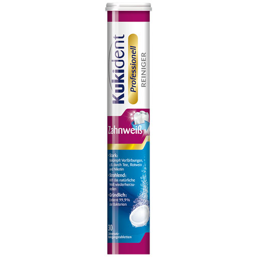 KUKIDENT Reiniger Zahnweiß Tabs  30 St  Tabletten